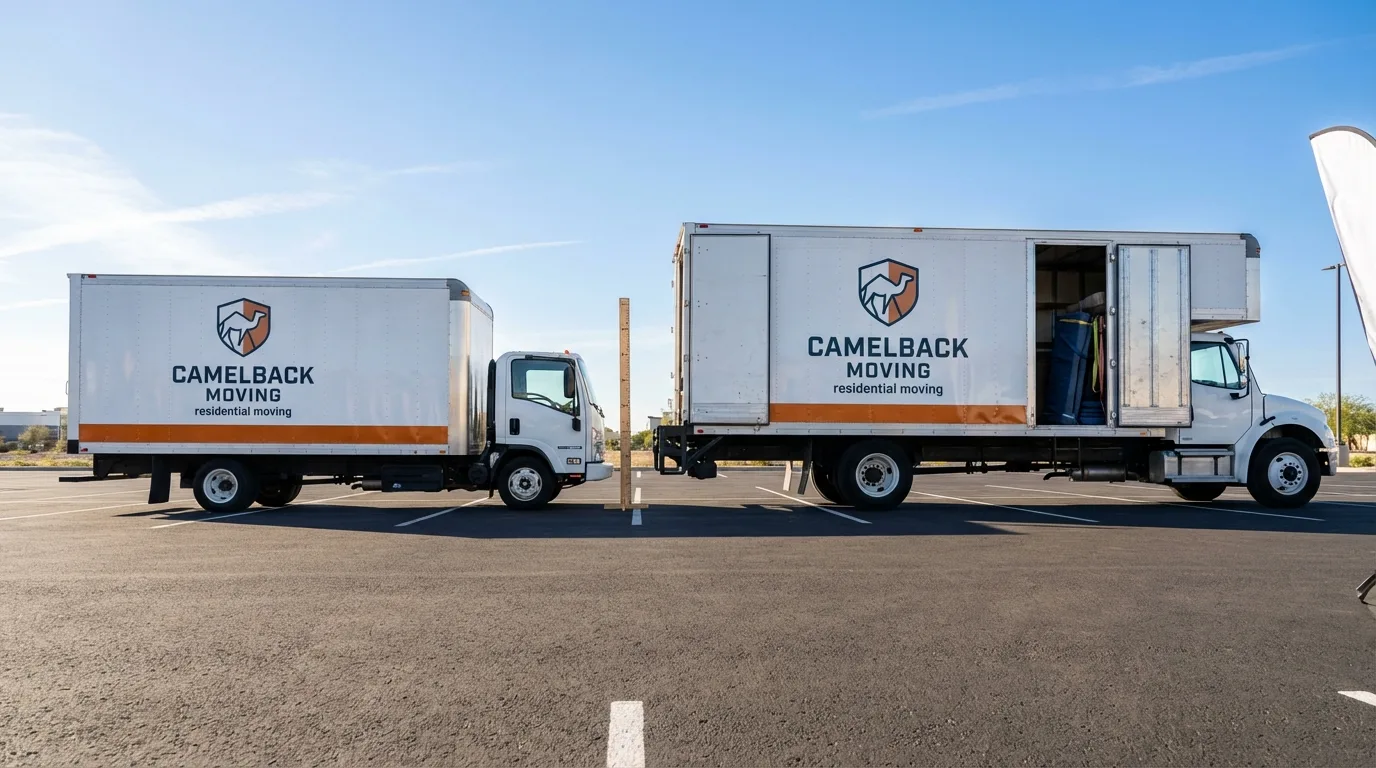 Moving truck size capacity guide in Hondo